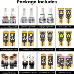 Fit for 2015-2022 Chevrolet Colorado LED Bulbs Upgrade | Tested and Verified