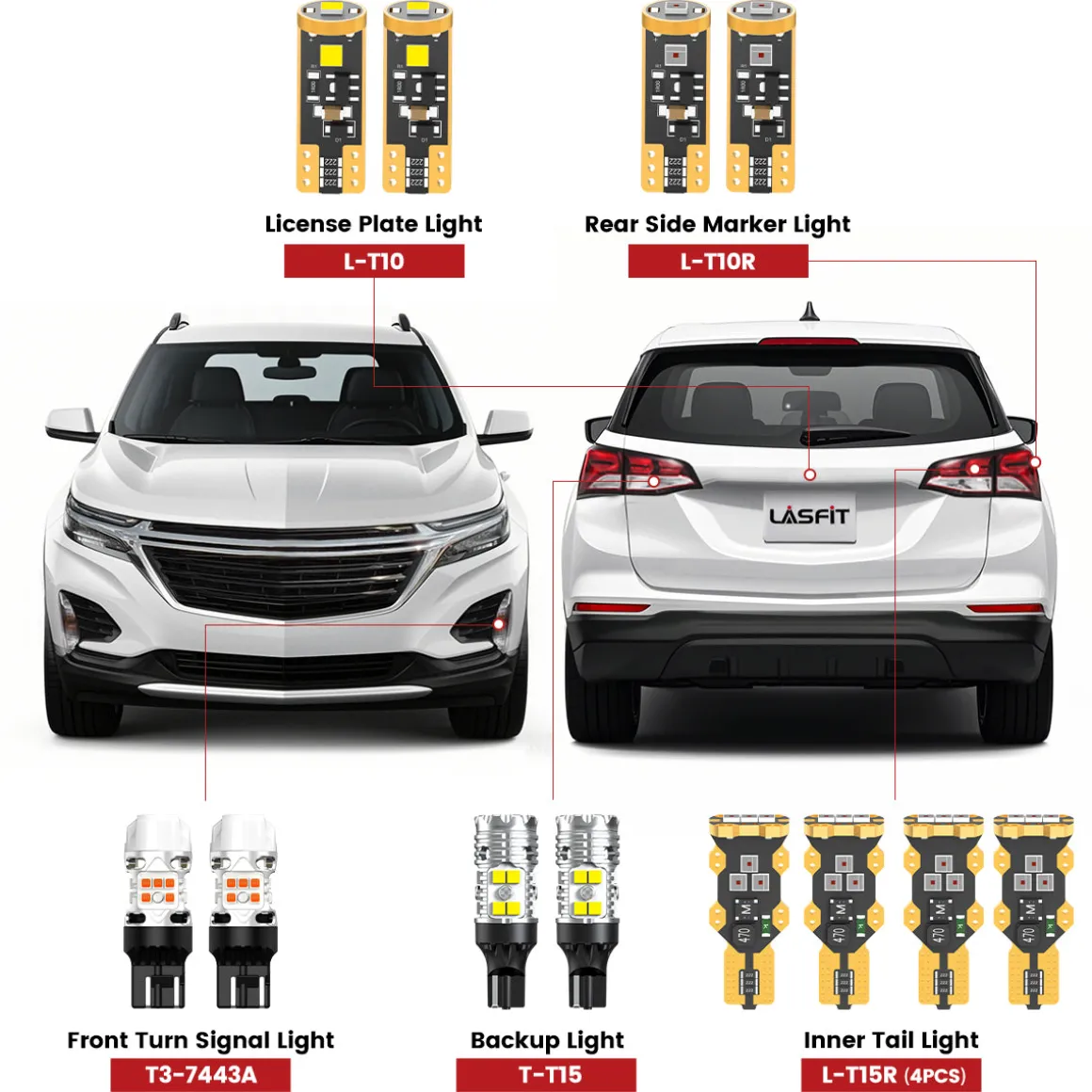Fit for 2022-2024 Chevrolet Equinox LED Exterior Lights Upgrade