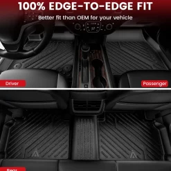 Fit for 2016-2025 Chevrolet Malibu Floor Mats & Cargo Mat, Don't Fit Hybrid or 2016 Malibu Limited