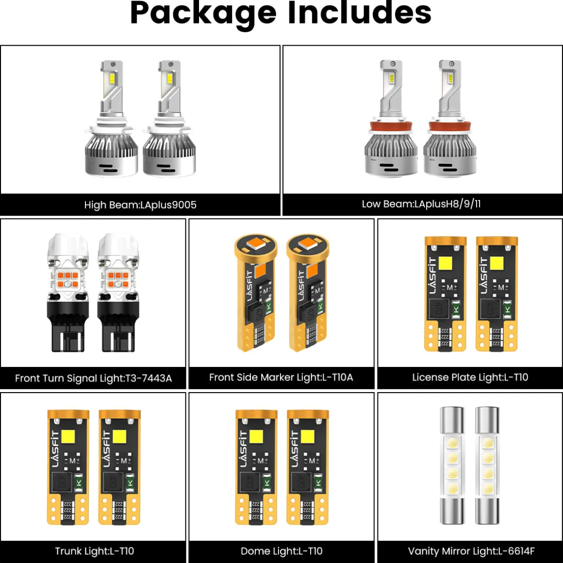 Fit for 2019-2025 Chevrolet Malibu LED Bulbs Upgrade | Tested and Verified
