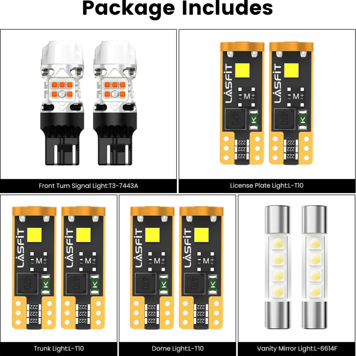 Fit for 2019-2025 Chevrolet Malibu LED Bulbs Upgrade | Tested and Verified