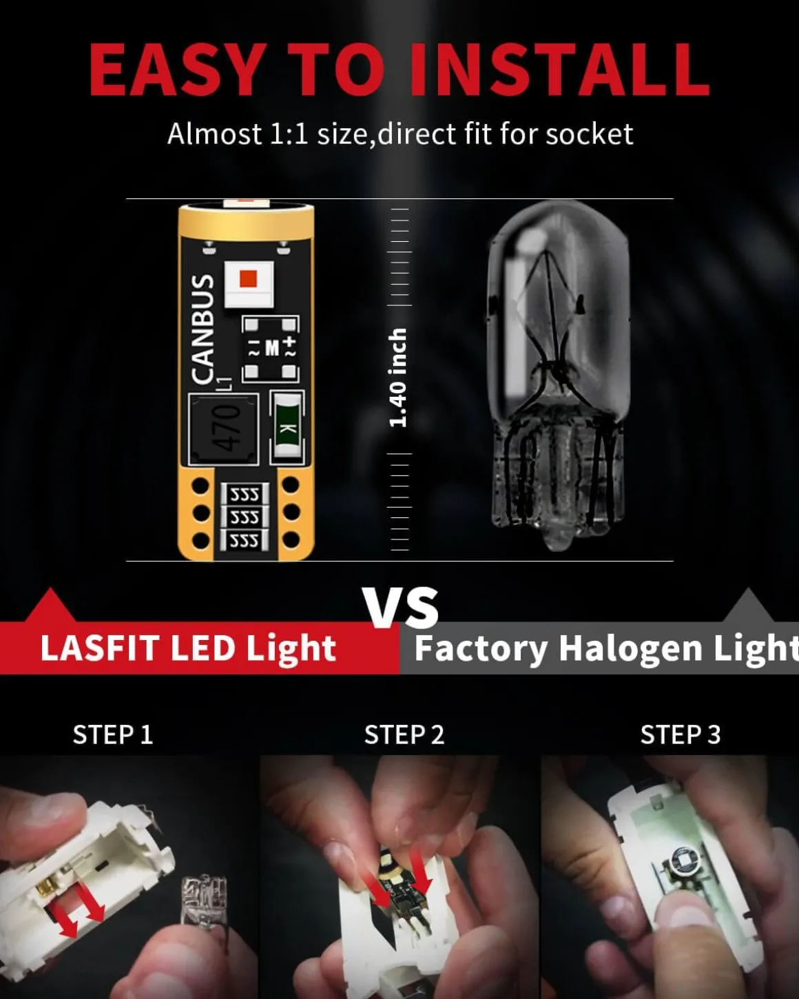 Fit for 2019-2025 Chevrolet Malibu LED Bulbs Upgrade | Tested and Verified