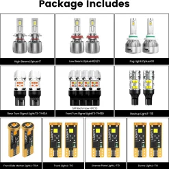 Fit for 2013-2015 Chevrolet Malibu The Brightest LED Bulbs Upgrade