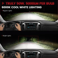 Fit for 2016-2018 Chevrolet Silverado 1500 Custom D5S HID to LED Conversion Bulbs | Pro-DC Series