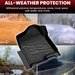 Fit for 1999-2006 Chevrolet Silverado 1500 Floor Mats, Fit Without 4*4 Shifter Only