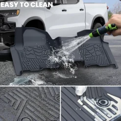 Fit for 2019-2026 Chevrolet Silverado 1500 Floor Mats, Fit Carpet Floor Only, Not Fit 2019 Silverado 1500 LD