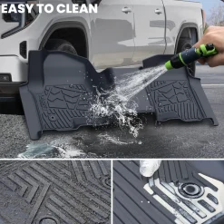 Fit for 2020-2026 Chevrolet Silverado 2500HD 3500HD Floor Mats, Fit Carpet Floor Only
