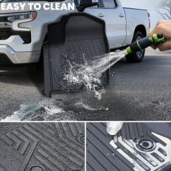 Fit for 2020-2026 Chevrolet Silverado 2500HD 3500HD Floor Mats, Fit Carpet Floor Only