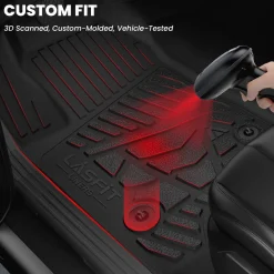 Fit for 2020-2026 Chevrolet Silverado 2500HD 3500HD Floor Mats, Fit Carpet Floor Only
