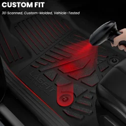 Fit for 2020-2026 Chevrolet Silverado 2500HD 3500HD Floor Mats, Fit Carpet Floor Only