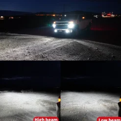 Fit for 2020-2026 Chevrolet Silverado HD 2500 3500 Custom H11 H9 LED Bulbs with Dust Cover | Pro-DC Series