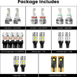 Fit for 2014-2015 Chevrolet Silverado 1500 LED Bulbs Upgrade | Tested and Verified