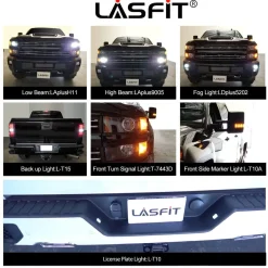 Fit for 2015-2019 Chevrolet Silverado 2500 3500 LED Bulbs Upgrade | Tested and Verified