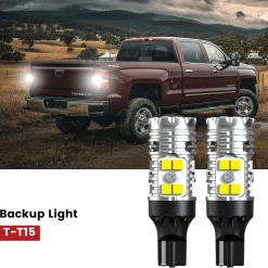 Fit for 2015-2019 Chevrolet Silverado 2500 3500 LED Bulbs Upgrade | Tested and Verified
