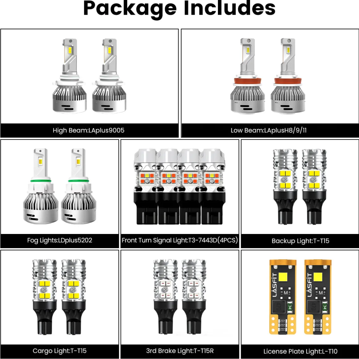 Fit for 2015-2019 Chevrolet Silverado 2500 3500 LED Bulbs Upgrade | Tested and Verified