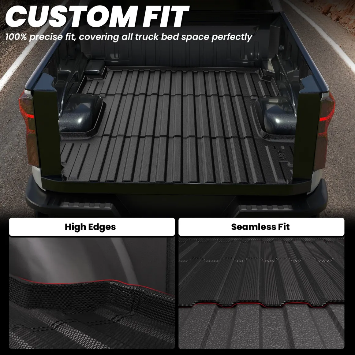 Fit for 2019-2026 Chevrolet Silverado 1500 Truck Bed Mat or Tailgate Mat, Not for 2019 Silverado LD