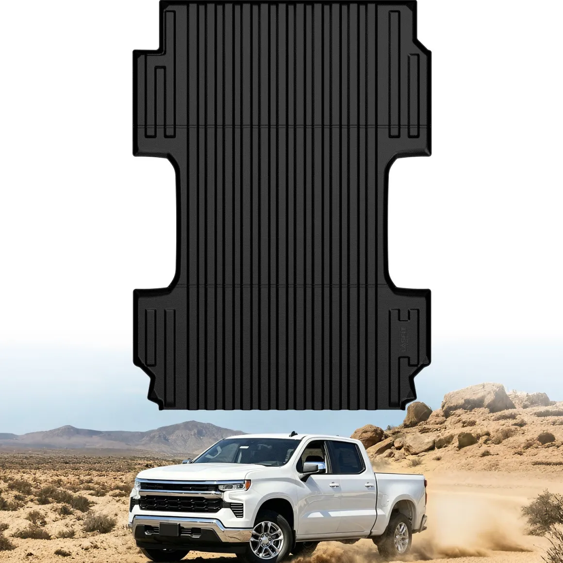 Fit for 2019-2026 Chevrolet Silverado 1500 Truck Bed Mat or Tailgate Mat, Not for 2019 Silverado LD