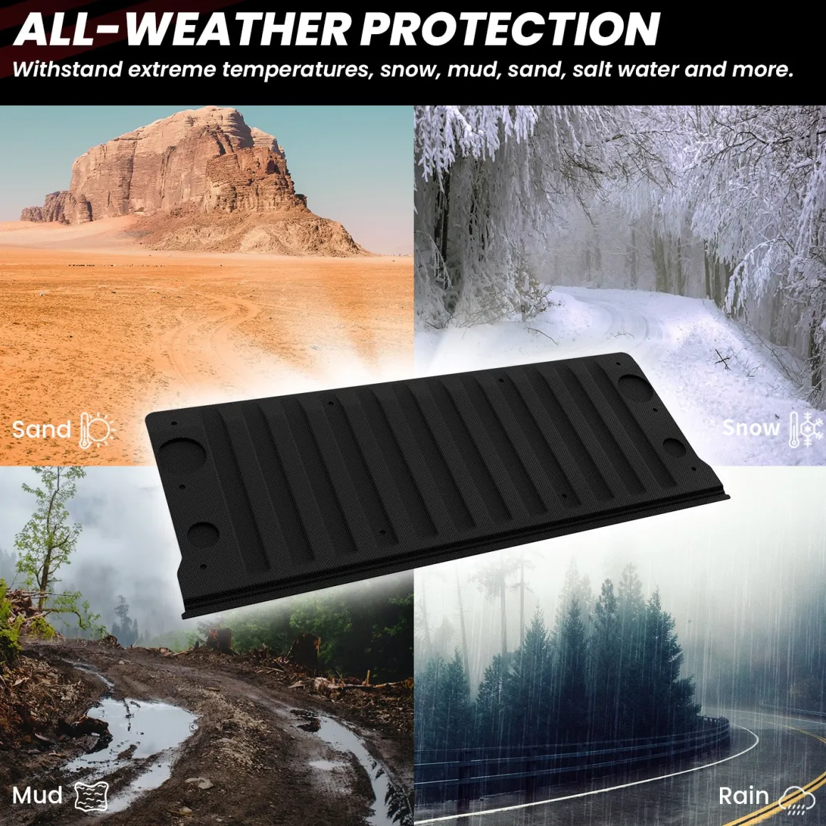 Fit for 2019-2026 Chevrolet Silverado 1500 Truck Bed Mat or Tailgate Mat, Not for 2019 Silverado LD