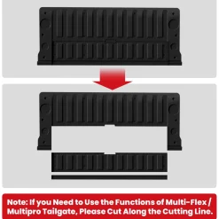 Fit for 2019-2026 Chevrolet Silverado 1500 Truck Bed Mat or Tailgate Mat, Not for 2019 Silverado LD
