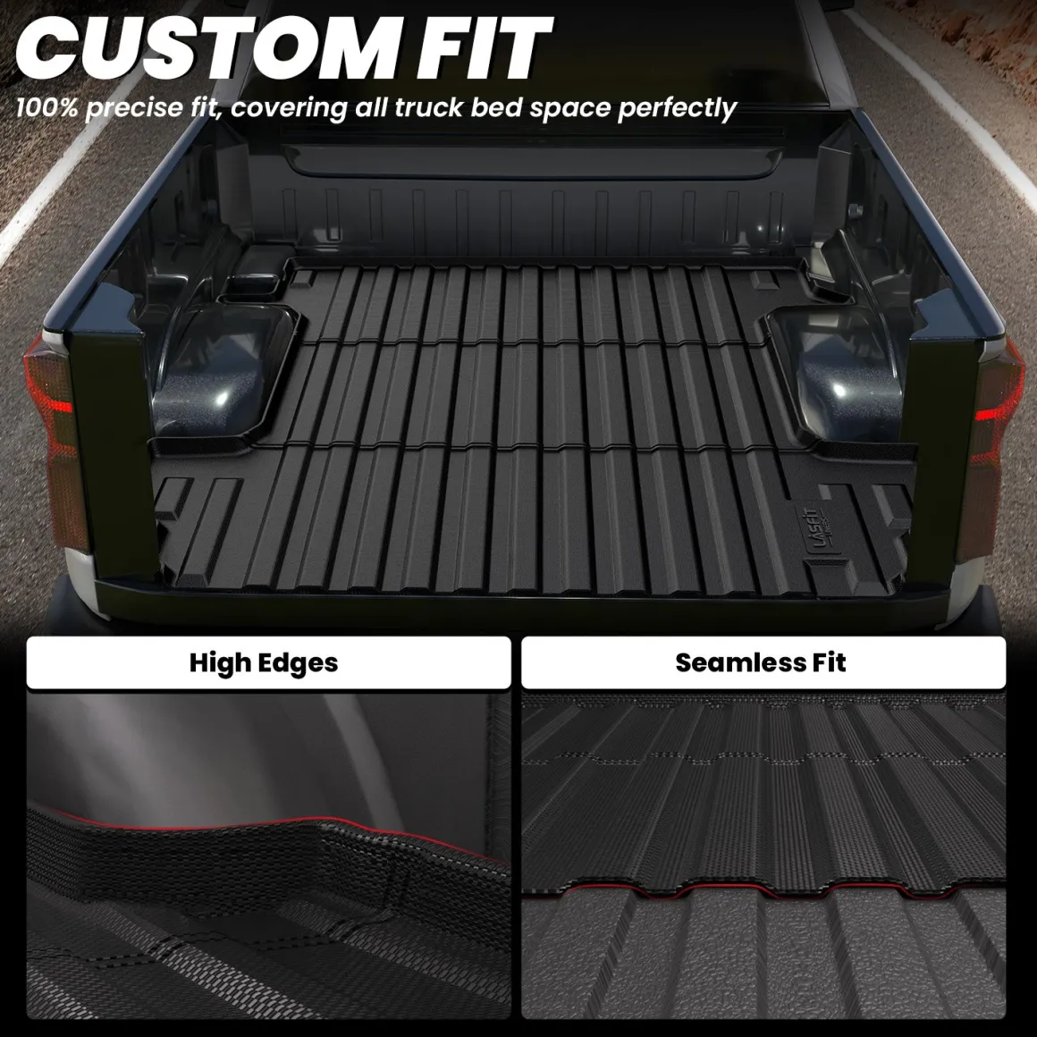 Fit for 2019-2026 Chevrolet Silverado 1500 Truck Bed Mat or Tailgate Mat, Not for 2019 Silverado LD