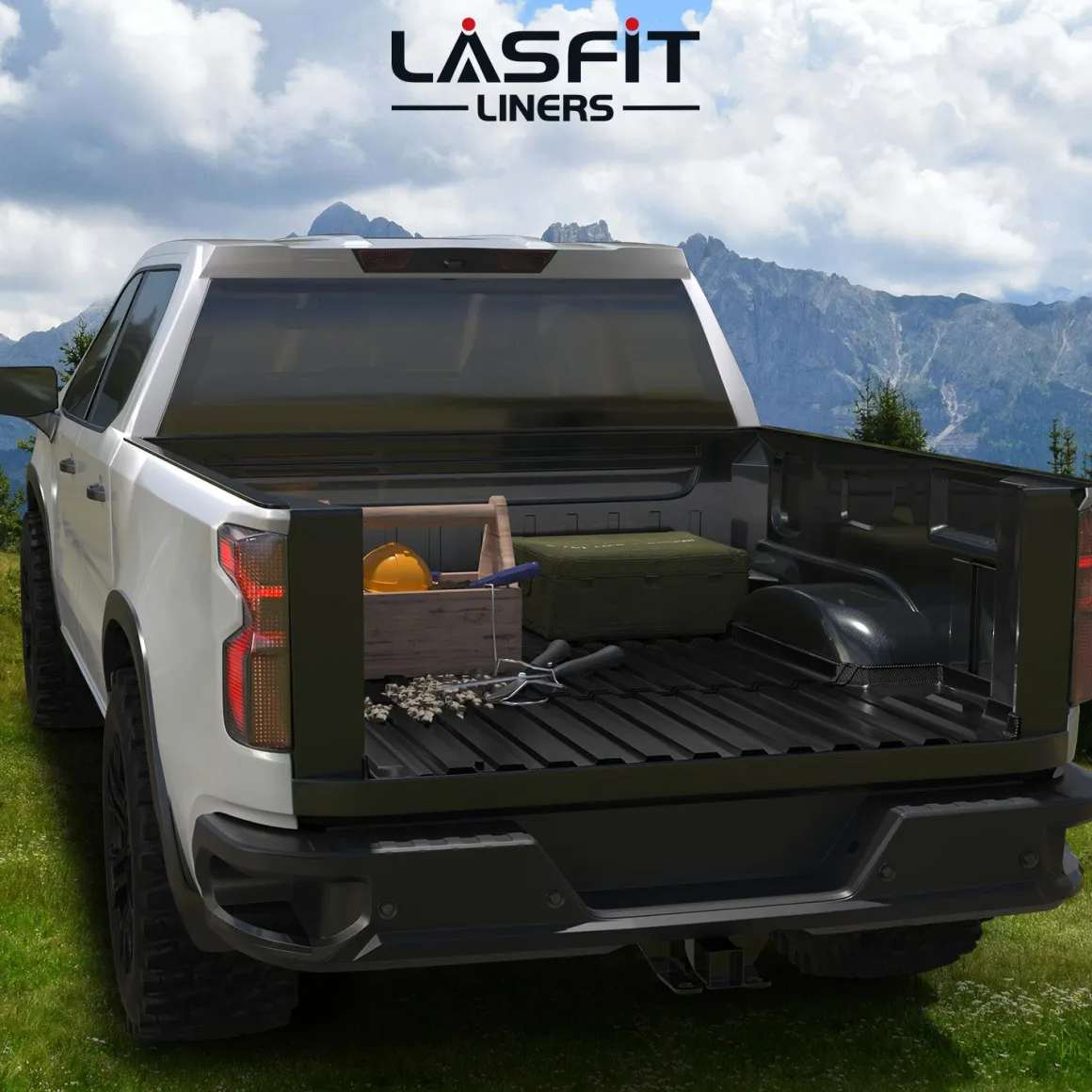 Fit for 2019-2026 Chevrolet Silverado 1500 Truck Bed Mat or Tailgate Mat, Not for 2019 Silverado LD