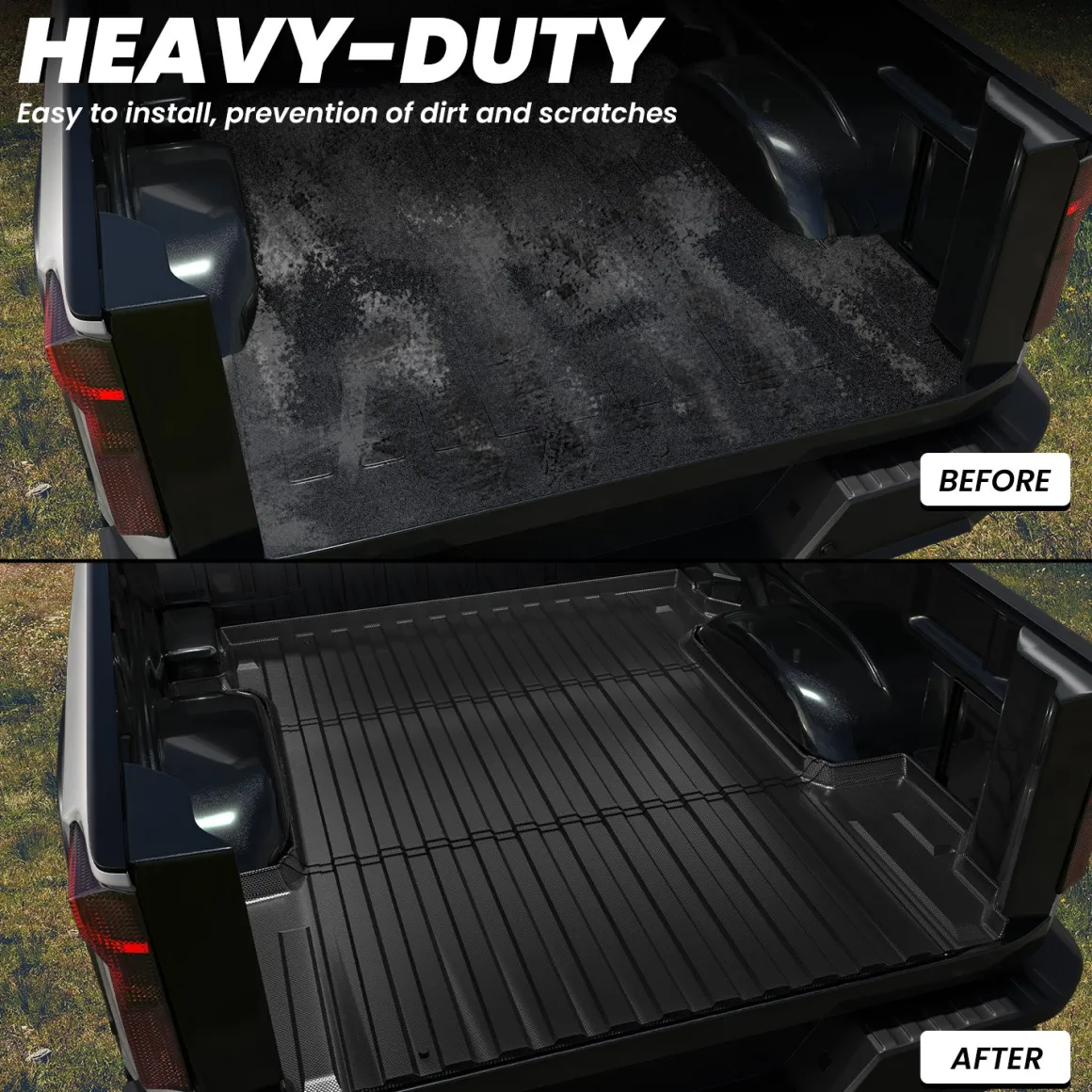 Fit for 2019-2026 Chevrolet Silverado 1500 Truck Bed Mat or Tailgate Mat, Not for 2019 Silverado LD