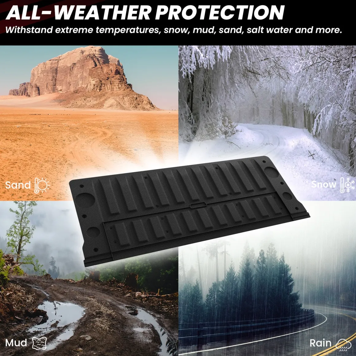 Fit for 2019-2026 Chevrolet Silverado 1500 Truck Bed Mat or Tailgate Mat, Not for 2019 Silverado LD
