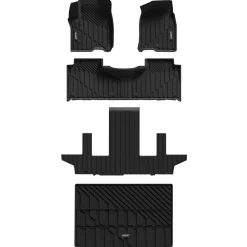 Fit for 2021–2026 Chevrolet Suburban Floor & Cargo Mats Protection Set, Not Fit 9 Seats