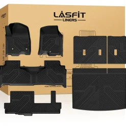 Fit for 2021–2026 Chevrolet Suburban Floor & Cargo Mats Protection Set, Not Fit 9 Seats