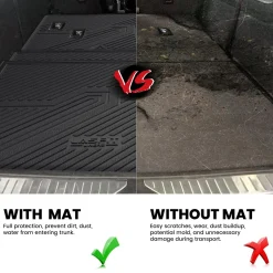 Fit for 2021–2026 Chevrolet Suburban Individual Floor Mats or Cargo Mats, Not Fit 9 Seats