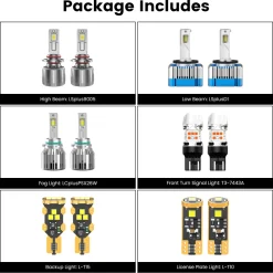 Fit for 2015-2020 Chevrolet Suburban The Brightest LED Bulbs Upgrade | Tested and Verified