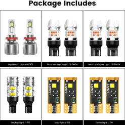 Fit for 2021-2023 Chevrolet Trailblazer The Brightest LED Bulbs Upgrade | Tested and Verified