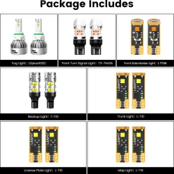Fit For 2018-2021 Chevrolet Traverse LED Bulbs Upgrade