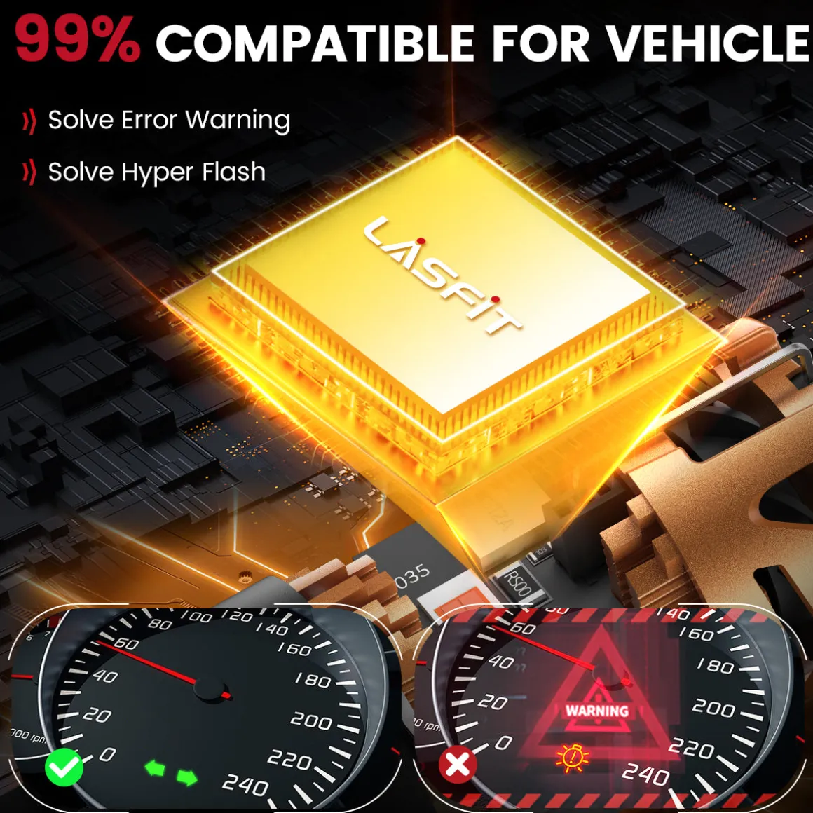Fit for 2013-2017 Chevrolet Traverse The Brightest LED Bulbs Upgrade
