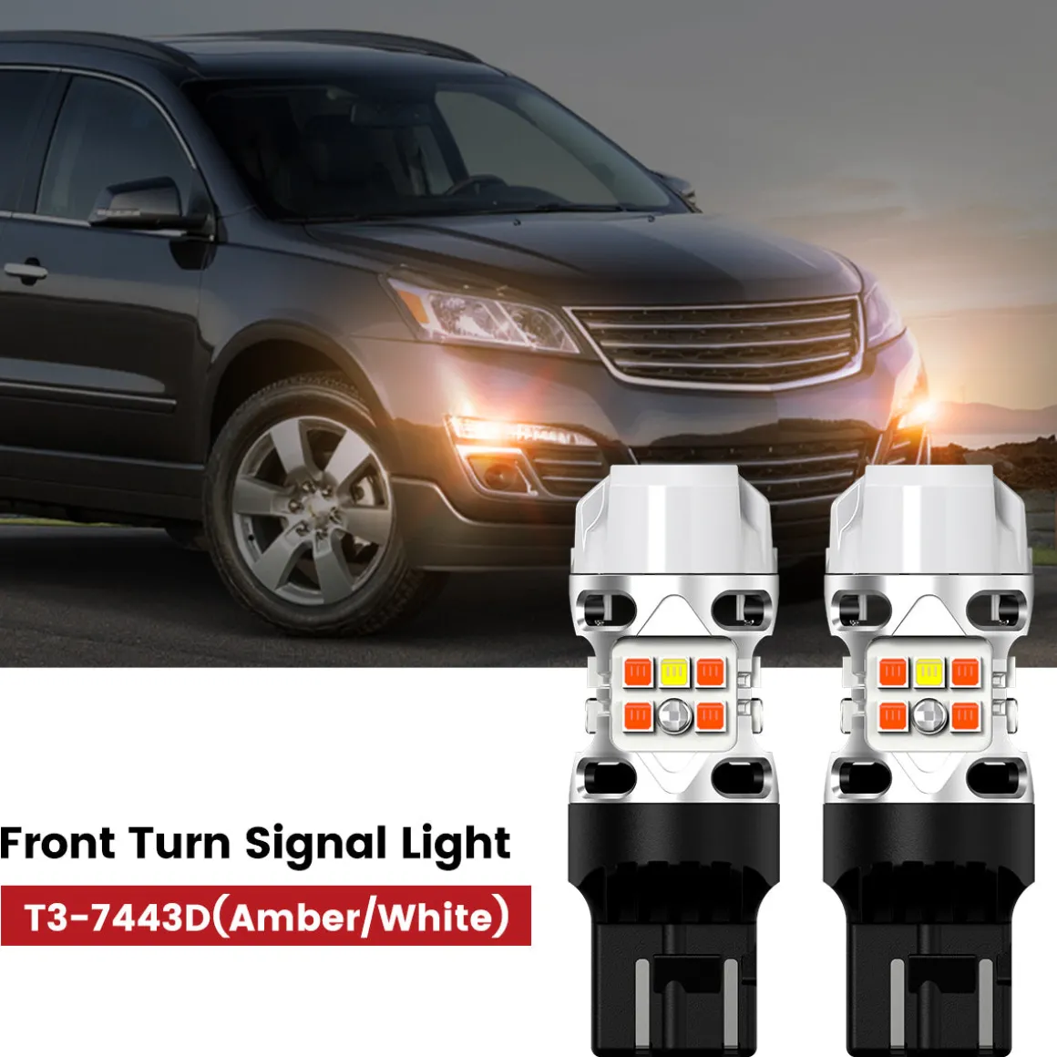 Fit for 2013-2017 Chevrolet Traverse The Brightest LED Bulbs Upgrade