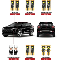 Fit for 2024-2025 Chevrolet Trax LED Exterior Interior Lights Upgrade | Tested and Verified