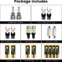 Fit for 2017-2022 Chevrolet Trax The Brightest LED Bulbs Upgrade