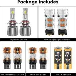 Fit for 2020-2025 Chrysler Pacifica LED Bulbs Upgrade
