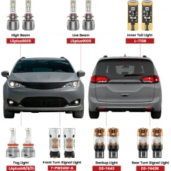 Fit for 2020-2025 Chrysler Pacifica LED Bulbs Upgrade
