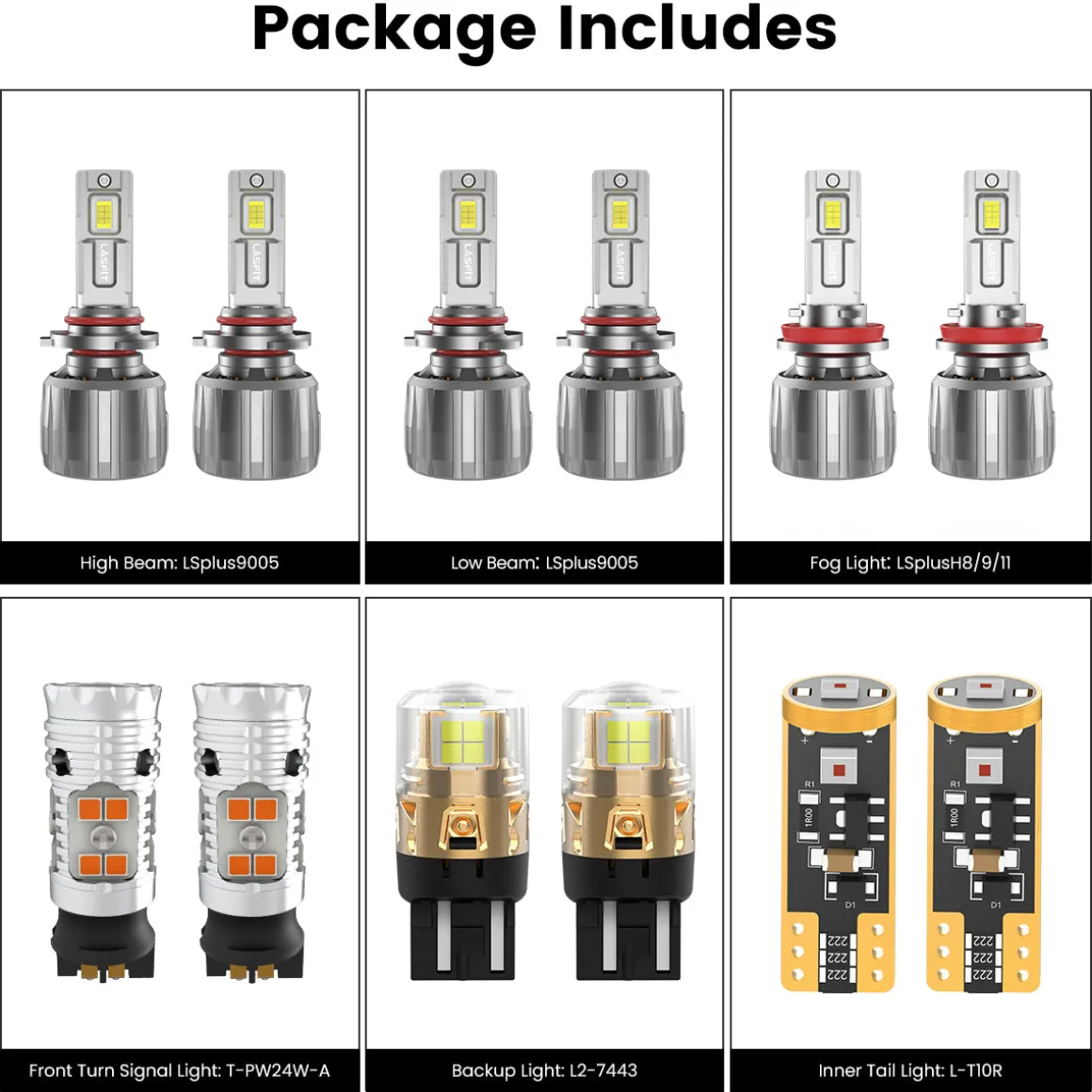 Fit for 2017-2019 Chrysler Pacifica The Brightest LED Bulbs Upgrade | Tested and Verified