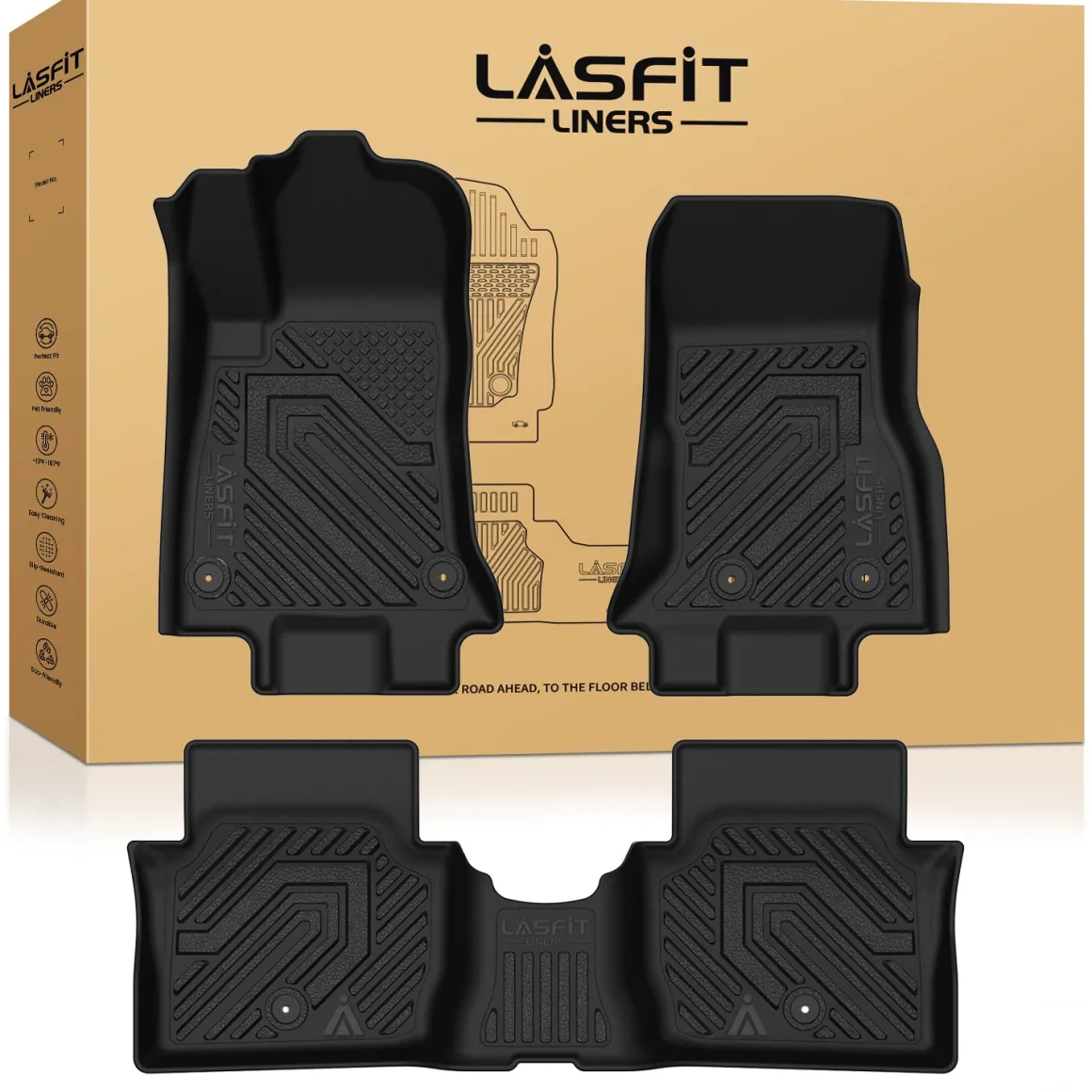 Fit for 2024-2026 Dodge Charger Daytona Floor Mats, Fit 2-door Not fit 4-door, Not fit GAS (SIXPACK)