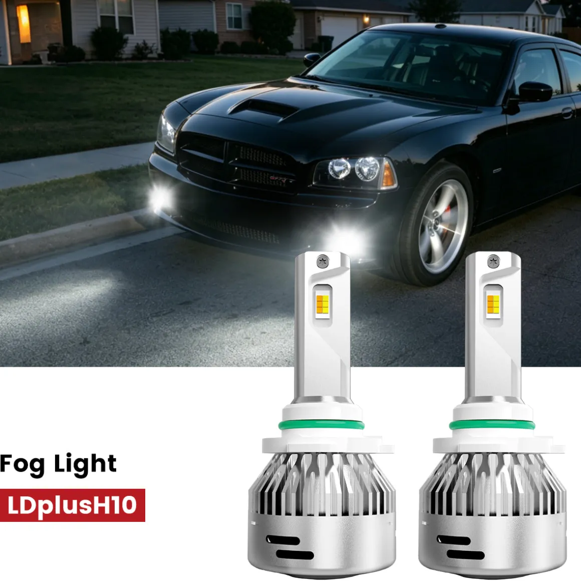 Fit for 2006-2010 Dodge Charger The Brightest LED Bulbs Upgrade