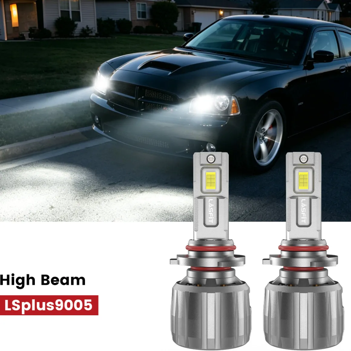 Fit for 2006-2010 Dodge Charger The Brightest LED Bulbs Upgrade