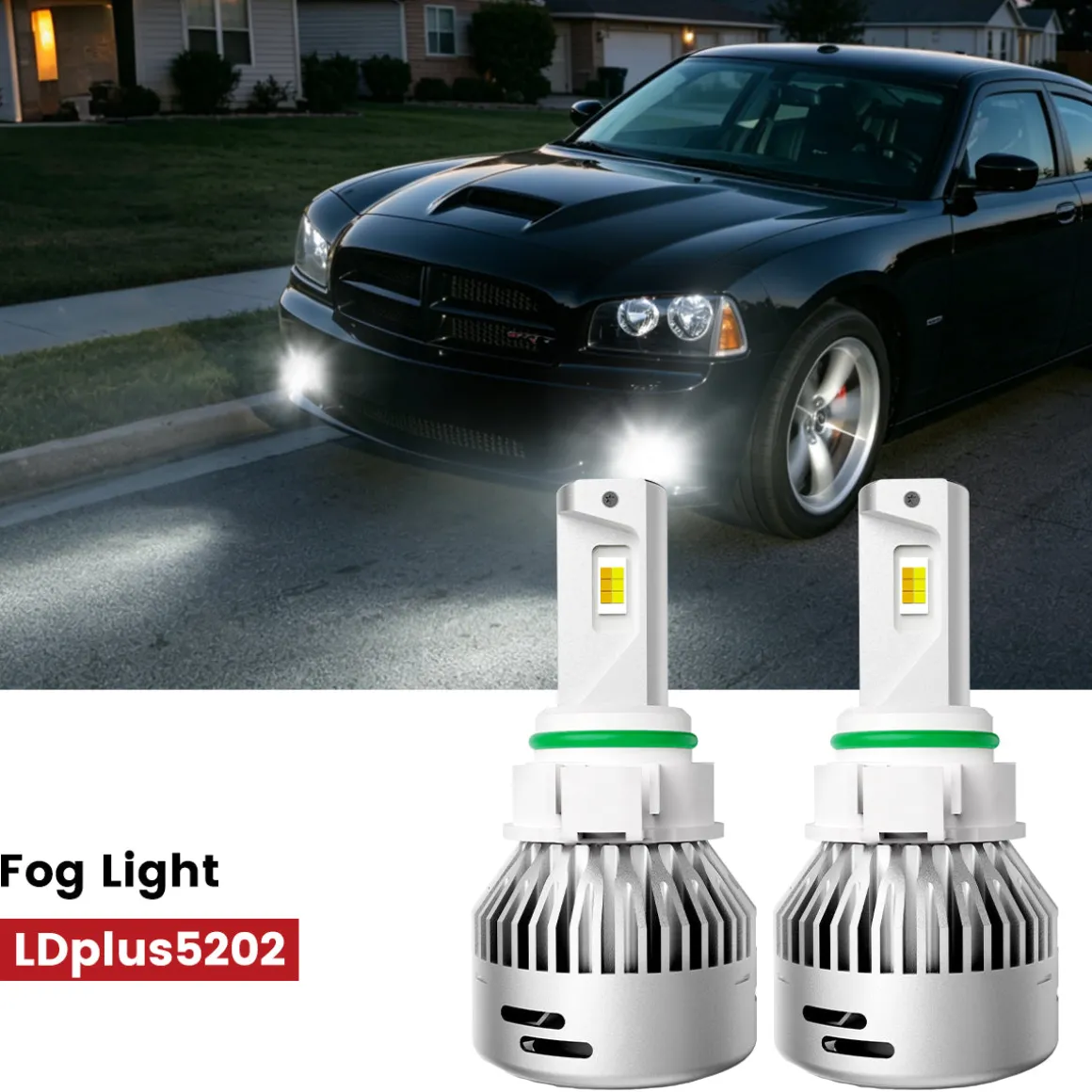 Fit for 2006-2010 Dodge Charger The Brightest LED Bulbs Upgrade