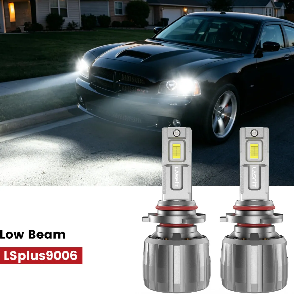 Fit for 2006-2010 Dodge Charger The Brightest LED Bulbs Upgrade