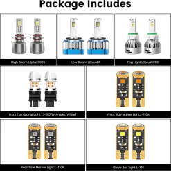 Fit for 2011-2014 Dodge Charger The Brightest LED Bulbs Upgrade