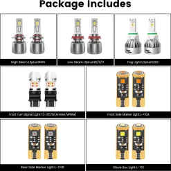 Fit for 2011-2014 Dodge Charger The Brightest LED Bulbs Upgrade