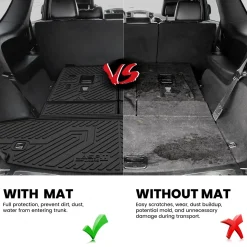 Fit for 2011-2015 Dodge Durango Floor Mats or Cargo & Seatback Mats