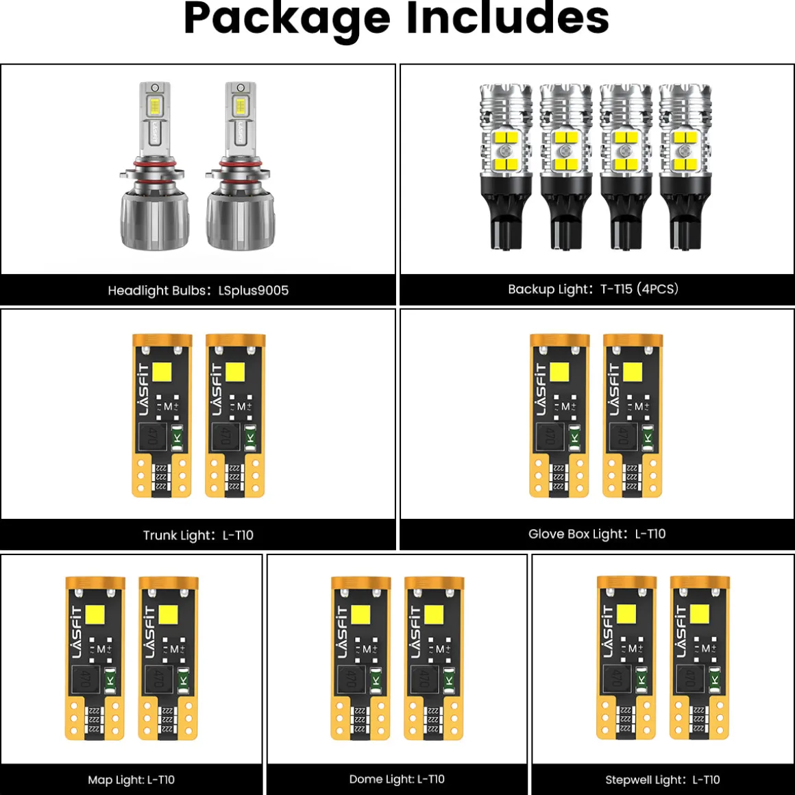 Fit for 2016-2020 Dodge Durango The Brightest LED Bulbs Upgrade | Tested and Verified