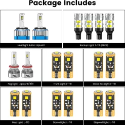 Fit for 2014-2015 Dodge Durango The Brightest LED Bulbs Upgrade | Tested and Verified